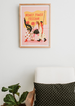 Money Power Freedom A2 Poster by Michelle Pereira