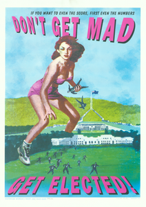 Get Elected! A2 Poster by Carol Porter